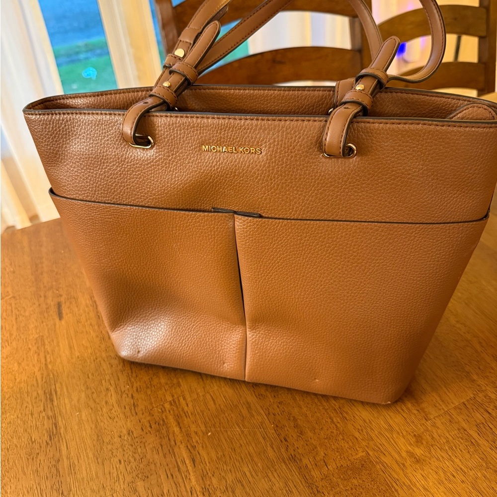 Michael Kors Tan Leather Tote